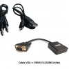 Cable Chuyển Vga-> HDMI  V112ABK Unitek  