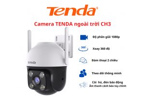 Camera IP Wifi Tenda CH3 2.0MP chính hãng (Ngoài Trời, đàm thoại 2 chiều) 