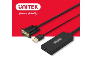 Cable Vga+ usb audio -> HDMI Unitek (Y8711)  