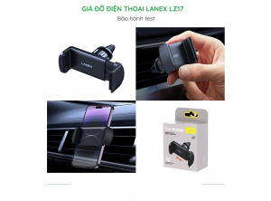 Giá đỡ điện thoại xe hơi Lanex Lz17 - khe máy lạnh